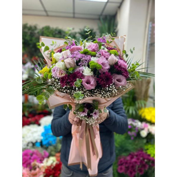 Pembe Beyaz Gül İkilisi