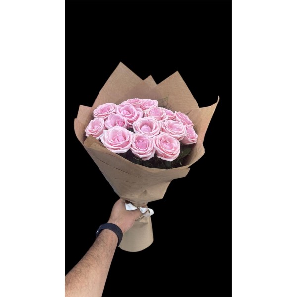 15li Pembe Gül buketi