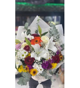 Lilyumlu Karışık Buket VIP