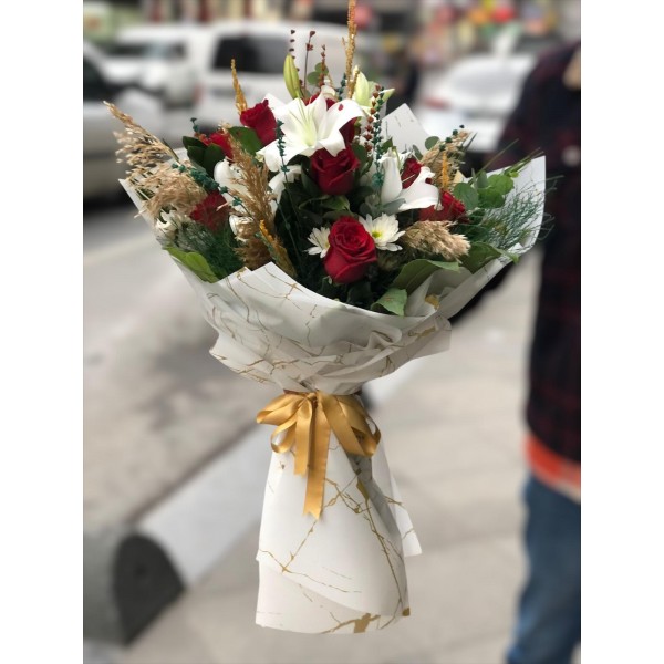 Gül, Lilyum Buketi 2