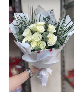 Beyaz Gül Buketi